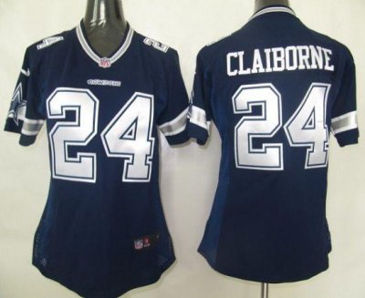 Jerseys Factory Cheap Nike Cowboys #24 Morris Claiborne Navy Blu