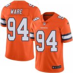 Jerseys Factory Cheap Nike Broncos #94 DeMarcus Ware Orange Men'