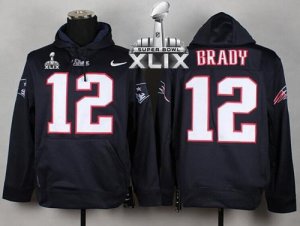 Jerseys Factory Cheap New England Patriots #12 Tom Brady Blue Su