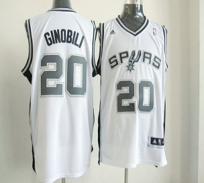 Jerseys Factory Cheap New Revolution 30 Spurs #20 Manu Ginobili