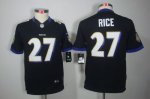 Jerseys Factory Cheap Nike Ravens #27 Ray Rice Black Alternate Y