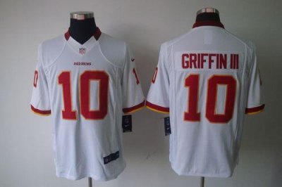 Jerseys Factory Cheap Nike Redskins #10 Robert Griffin III White