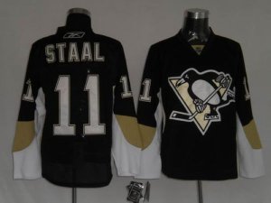 Jerseys Factory Cheap Penguins #11 Jordan Staal Embroidered Blac