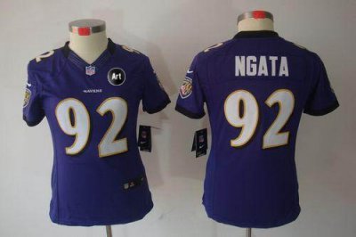 Jerseys Factory Cheap Nike Ravens #92 Haloti Ngata Purple Team C