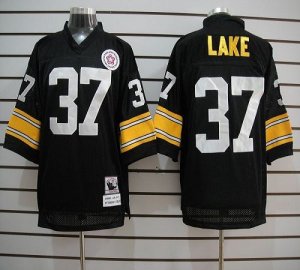 Jerseys Factory Cheap Mitchell And Ness Steelers #37 Carnell Lak