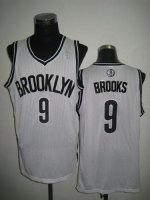 Jerseys Factory Cheap Nets #9 MarShon Brooks White Home Embroide