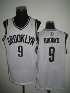 Jerseys Factory Cheap Nets #9 MarShon Brooks White Home Embroide