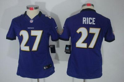 Jerseys Factory Cheap Nike Ravens #27 Ray Rice Purple Team Color