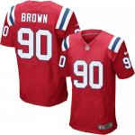 Jerseys Factory Cheap Nike Patriots #90 Malcom Brown Red Alterna
