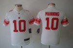 Jerseys Factory Cheap Nike Giants #10 Eli Manning White Youth Em