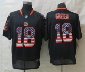 Jerseys Factory Cheap Nike Bengals #18 A.J. Green Black Men's St
