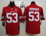 Jerseys Factory Cheap Nike 49ers #53 NaVorro Bowman Red Team Col