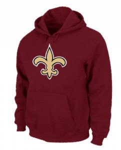 Jerseys Factory Cheap New Orleans Saints Logo Pullover Hoodie Re