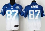 Jerseys Factory Cheap Nike Colts #87 Reggie Wayne Royal Blue/Whi