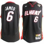 Jerseys Factory Cheap Latin Nights Heat #6 LeBron James Black St