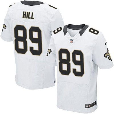 Jerseys Factory Cheap Nike Saints #89 Josh Hill White Men's Stit