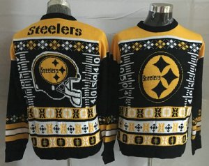 Jerseys Factory Cheap Nike Steelers Men's Ugly Sweater_1