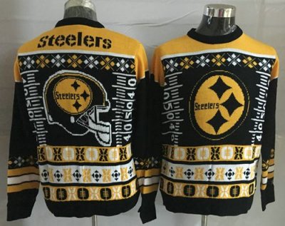 Jerseys Factory Cheap Nike Steelers Men's Ugly Sweater_1