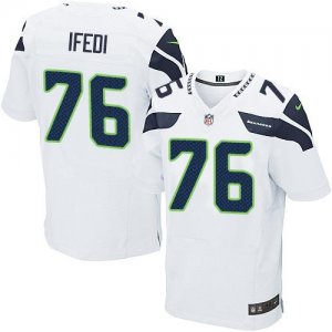 Jerseys Factory Cheap Nike Seahawks #76 Germain Ifedi White Men'