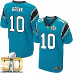 Jerseys Factory Cheap Nike Panthers #10 Corey Brown Blue Alterna