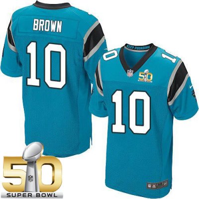 Jerseys Factory Cheap Nike Panthers #10 Corey Brown Blue Alterna