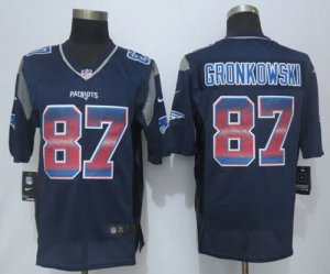 Jerseys Factory Cheap Nike Patriots #87 Rob Gronkowski Navy Blue
