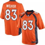 Jerseys Factory Cheap Nike Broncos #83 Wes Welker Orange Team Co