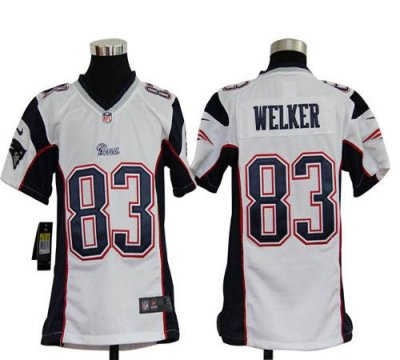 Jerseys Factory Cheap Nike Patriots #83 Wes Welker White Youth E