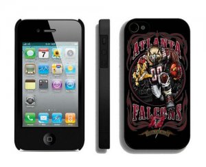 Jerseys Factory Cheap NFL Atlanta Falcons IPhone 4/4S Case_3