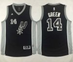 Jerseys Factory Cheap Spurs #14 Danny Green Black New Road Stitc