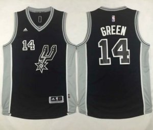 Jerseys Factory Cheap Spurs #14 Danny Green Black New Road Stitc