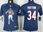 Jerseys Factory Cheap Nike Bears #34 Walter Payton Navy Blue Tea