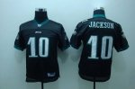 Jerseys Factory Cheap Eagles #10 DeSean Jackson Black Embroidere