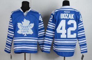 Jerseys Factory Cheap Maple Leafs #42 Tyler Bozak Blue 2014 Wint