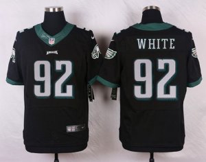 Jerseys Factory Cheap Nike Eagles #92 Reggie White Black Alterna