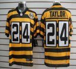 Jerseys Factory Cheap Nike Steelers #24 Ike Taylor Yellow/Black