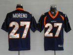 Jerseys Factory Cheap Broncos #27 Knowshon Moreno Blue Stitched