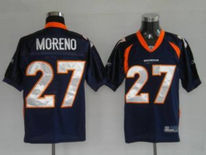 Jerseys Factory Cheap Broncos #27 Knowshon Moreno Blue Stitched