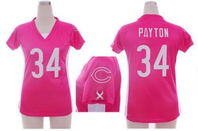 Jerseys Factory Cheap Nike Bears #34 Walter Payton Pink Draft Hi