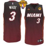 Jerseys Factory Cheap Heat #3 Dwyane Wade Black Resonate Fashion