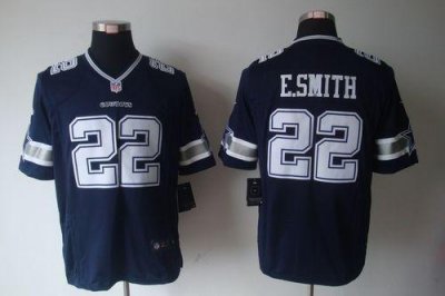 Jerseys Factory Cheap Nike Cowboys #22 Emmitt Smith Navy Blue Te