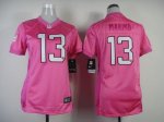 Jerseys Factory Cheap Nike Dolphins #13 Dan Marino Pink Women's