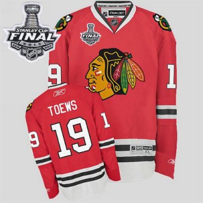 Jerseys Factory Cheap Blackhawks #19 Jonathan Toews Embroidered