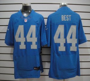 Jerseys Factory Cheap Nike Lions #44 Jahvid Best Blue Alternate