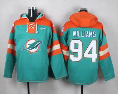Jerseys Factory Cheap Nike Dolphins #94 Mario Williams Aqua Gree