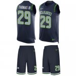 Jerseys Factory Cheap Nike Seahawks #29 Earl Thomas III Steel Bl