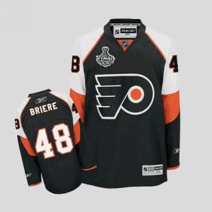 Jerseys Factory Cheap Flyers #48 Daniel Briere Embroidered Black