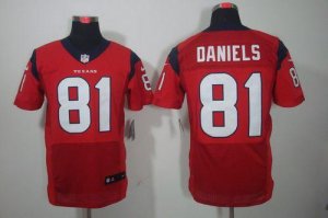 Jerseys Factory Cheap Nike Texans #81 Owen Daniels Red Alternate