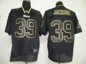 Jerseys Factory Cheap Rams #39 Rickey Jackson Lights Out Black S