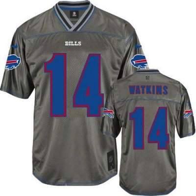 Jerseys Factory Cheap Nike Bills #14 Sammy Watkins Grey Men's St